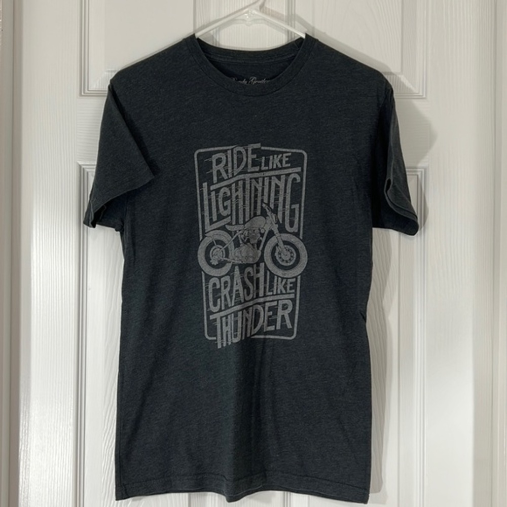 Rowdy Gentlemen mens gray short sleeve teeshirt